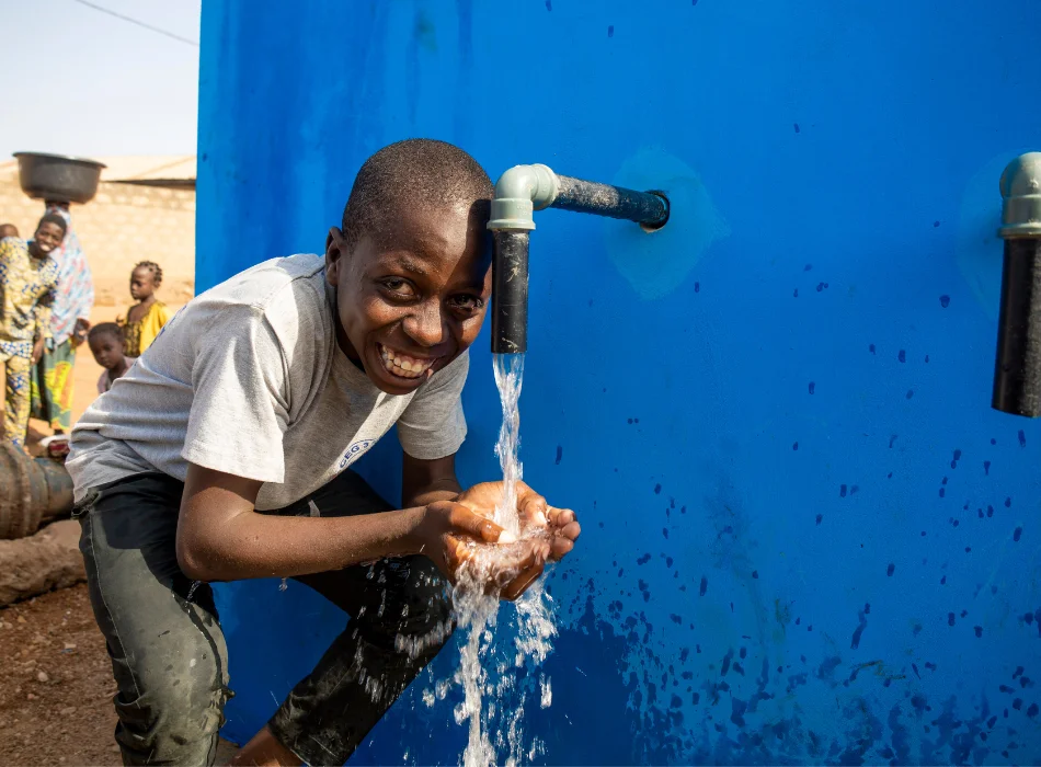 Providing safe water in Benin village