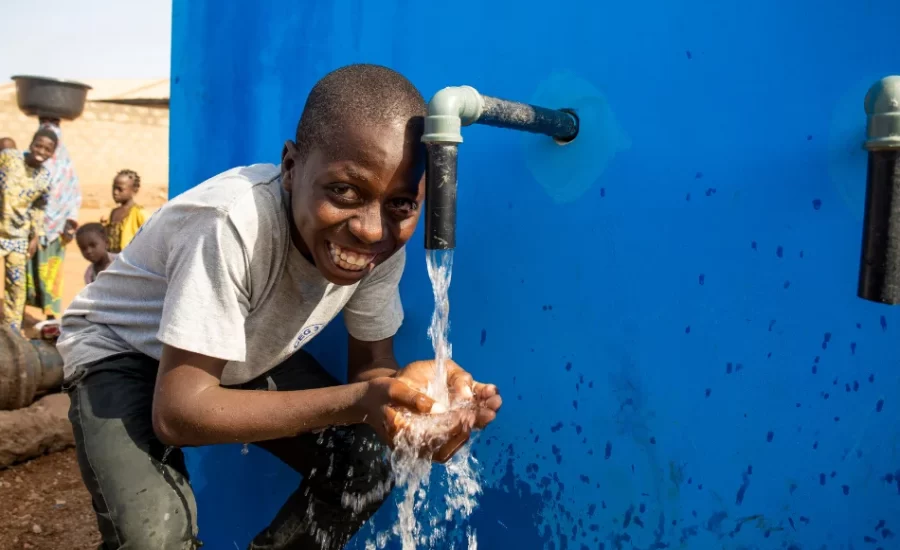 Providing safe water in Benin village